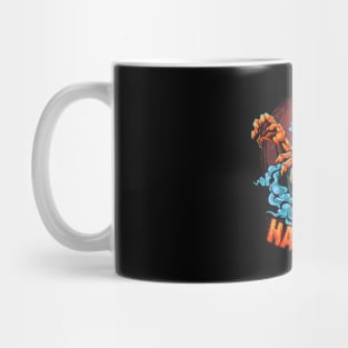 CLOUDY HALLOWEEN PUMKIN DESIGN Mug